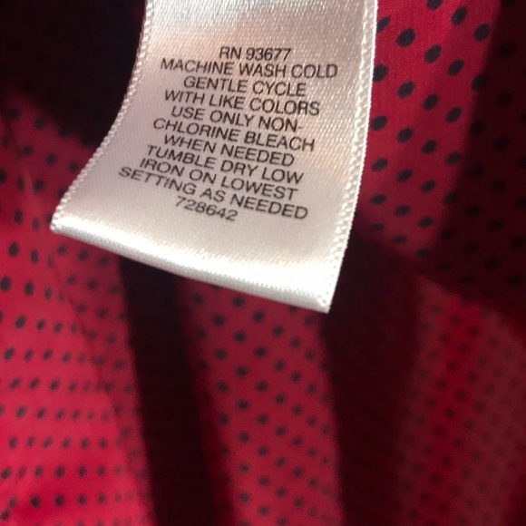 Liz Claiborne Polka Dot Blouse - Picture 8 of 8